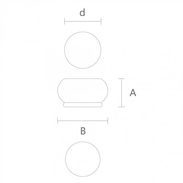 Round legs for bedside table drawing