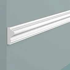 LD20 Hi Wood impact-resistant polystyrene wall molding, close-up
