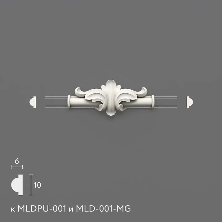 Polyurethane molding NPU-398.1. Molding decor. Image 699440b6ca2a7