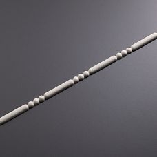 Carved polyurethane molding KPU-034, decorative trim with twisted patterns for elegant wall and furniture decoration, lightweight, moisture-resistant, paintable, creates a sense of luxury in the interior