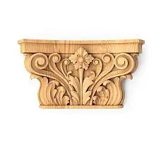 Carved Capital KL-022 from Solid Oak
