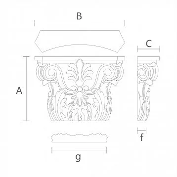 Decorative Capital for Interior KL-023