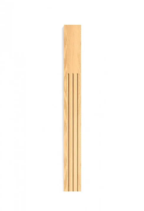 Carved decorative pilaster PLM-016.1 drawing