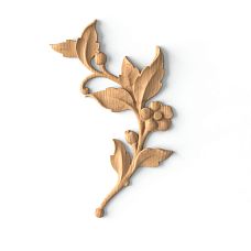 Carved Wooden Inlay with Carved Ornament N-471R