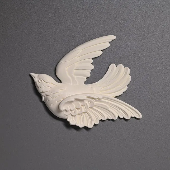 Carved overlay NPU-476R made of polyurethane - left paired overlay for interior