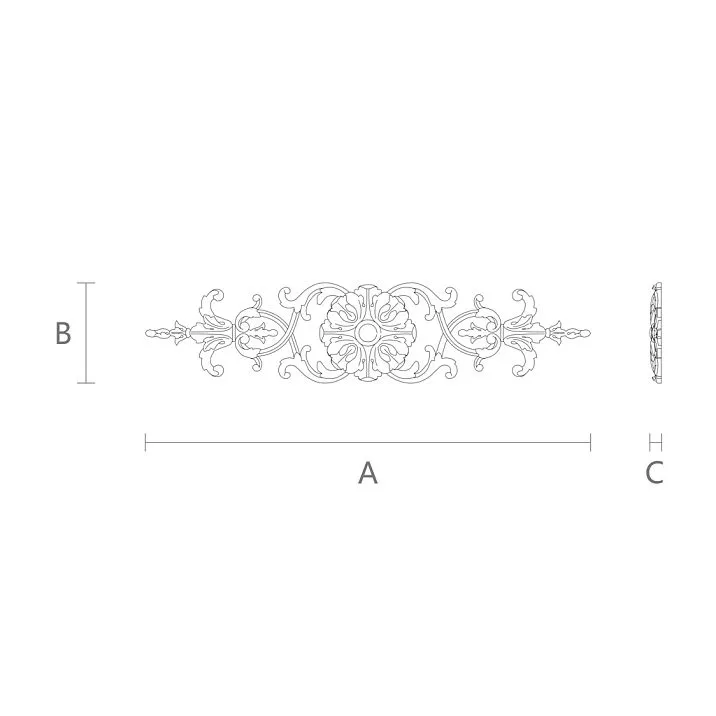Relief Insert NPU-106 polyurethane drawing