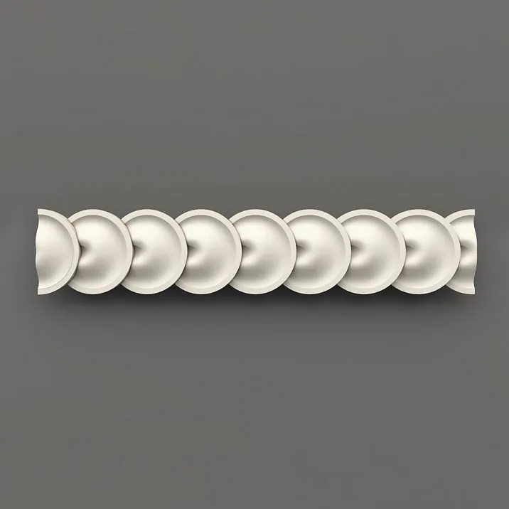 Carved polyurethane applique KPU-003 for interior, molding decoration