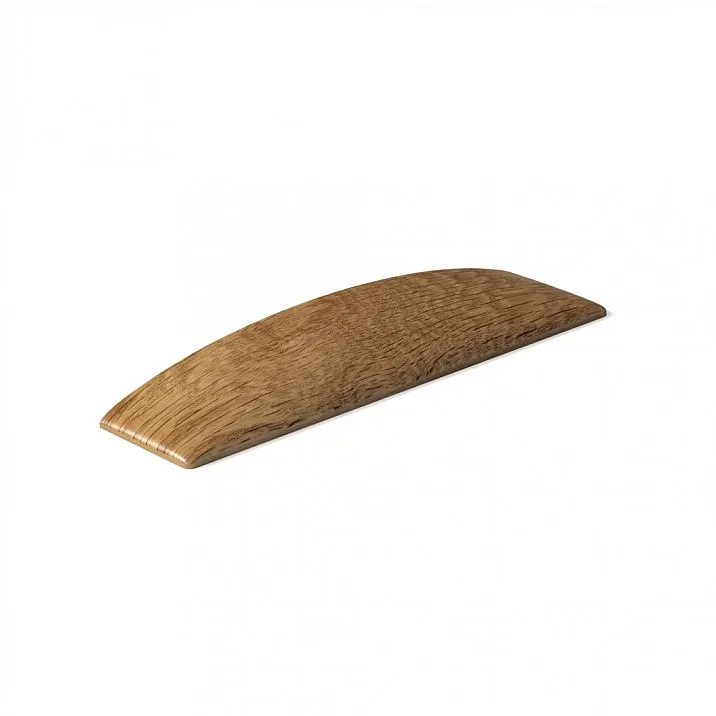 Wooden furniture handle side view