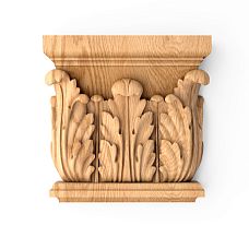 Carved Capital KL-001.02 in Elegant Interior