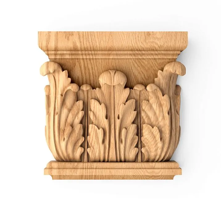 Carved Capital KL-001.02 in Elegant Interior