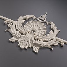 Polyurethane decoration NPU-417.4 for molding sets, volumetric decorative interior element