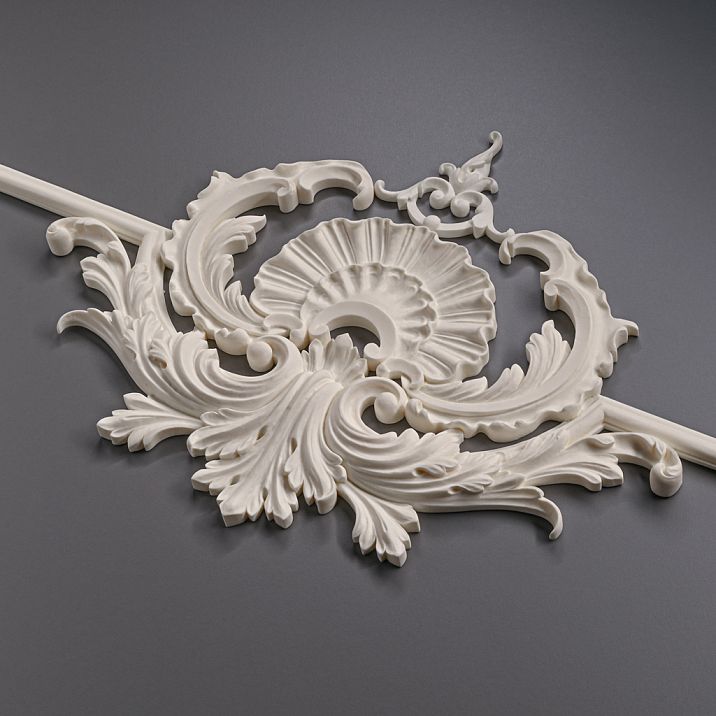 Polyurethane decoration NPU-417.4 for molding sets, volumetric decorative interior element