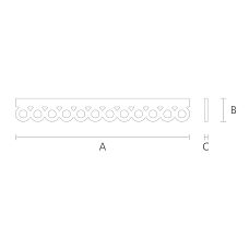 Elegant Carved Casings NL-14 Drawing