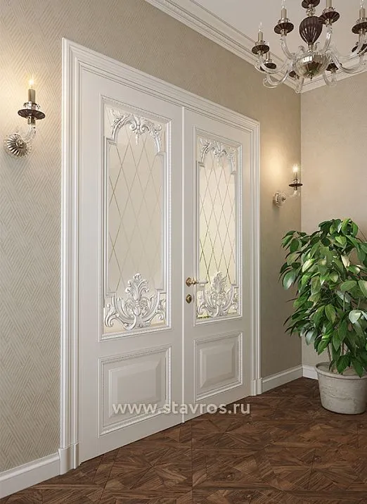 Floral decoration for furniture and interior - decorative set C-003-3