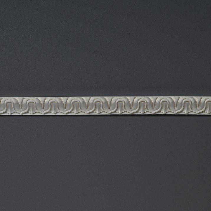 Decorative molding KPU-004, polyurethane molding for neat framing of walls and niches