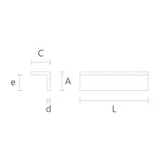 Эстетический Вид Уголка UG-001 чертеж