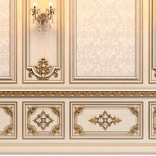 Carved applique from polyurethane NPU-154 for walls, ceiling, as shown in the photo