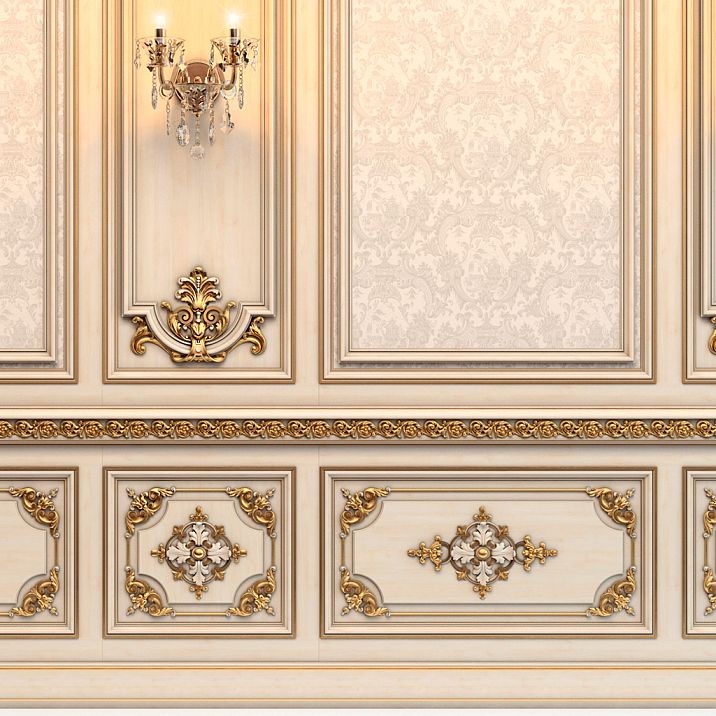 Carved applique from polyurethane NPU-154 for walls, ceiling, as shown in the photo
