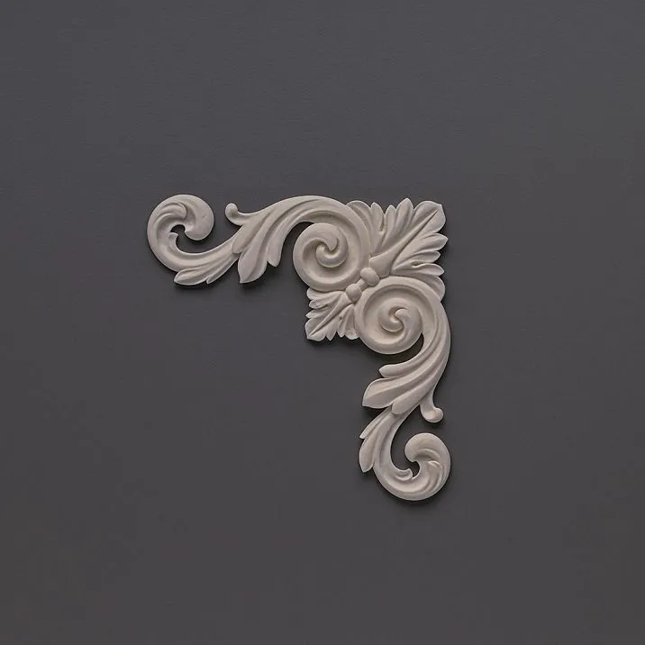Carved overlay NPU-168 made of polyurethane - molded decor for interior decoration
