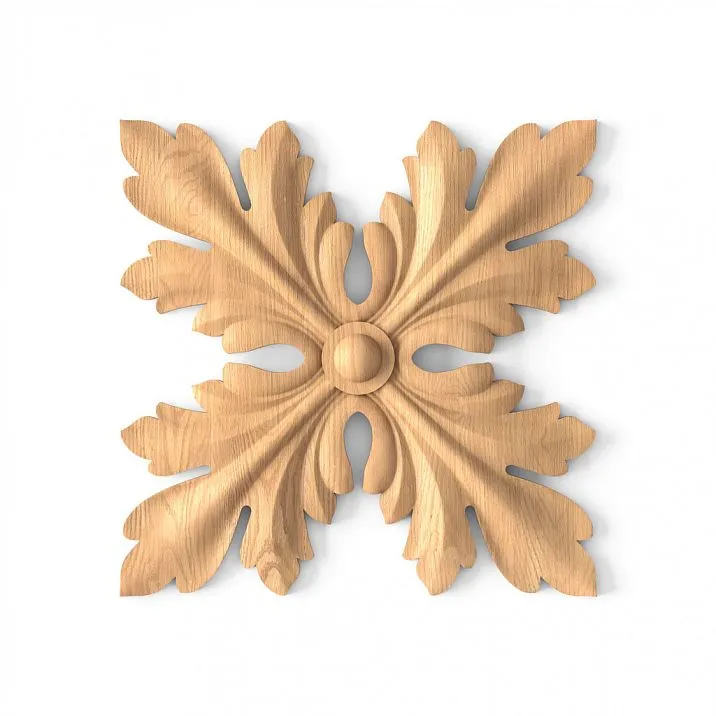 Decorative Rosewood Rosette R-053