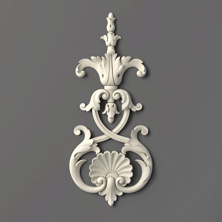 Carved Polyurethane Overlay NPU-093 Interior Decoration