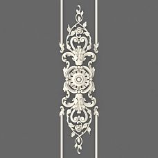 Top view of CPU.VRS-058 with delicate decorative elements and smooth lines