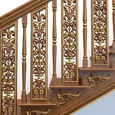 Wooden Baluster L-101, Staircase Photo