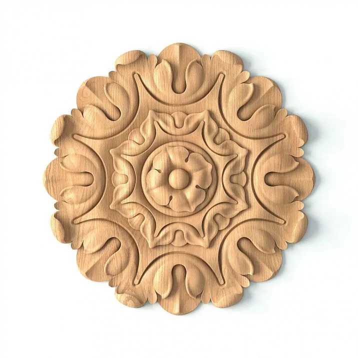 Carved Socket R-008 from Natural Wood