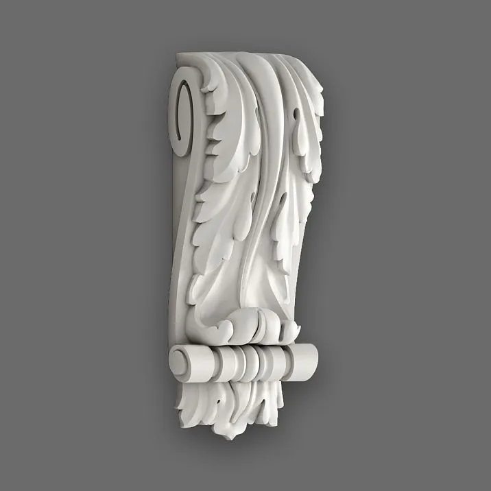 Decorative brackets for shelves for purchase in Moscow, polyurethane appliqu&eacute;