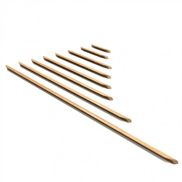 Wave HL-006 Surface-Mounted Wooden Handle from Oak or Beech