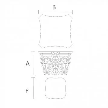 Decorative Capital for Column KL-040