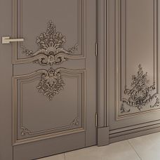 Door decoration with relief decoration NPU.VRS-014L.