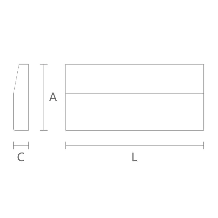 Baseboard PLT-007 drawing