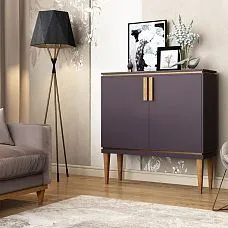 Set of legs for a bedside table and sofa in a modern style in the interior