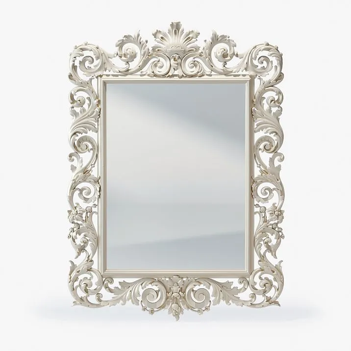 Mirror Luxe 008-004 in wooden frame