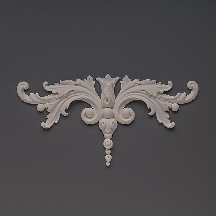 NPU-107 polyurethane carved overlay - a decorative element for walls and furniture