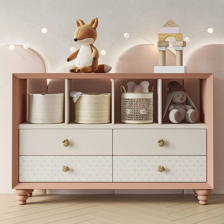 Handle for a cabinet, chest, or bedside table in a child's room in the shape of a paw