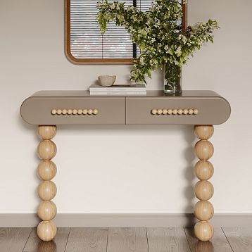 Точеная мебельная ножка MN-221 из дуба для стола– общий вид