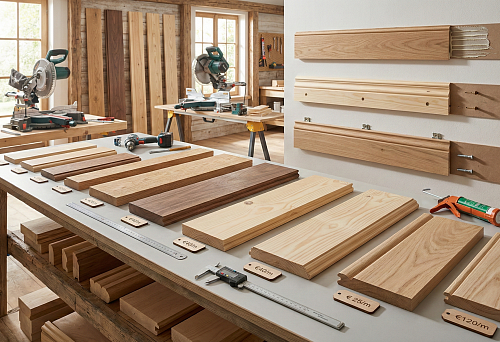 Деревянный плинтус в интерьере: напольный профиль из массива вдоль стены, пример отделки 2026