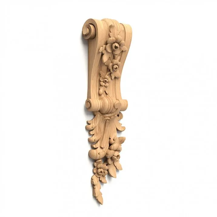 Interior accent &mdash; carved bracket KR-017R
