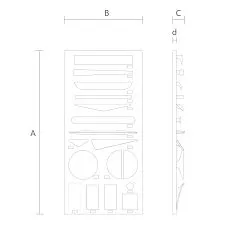 Exhibition stand SV-004 drawing