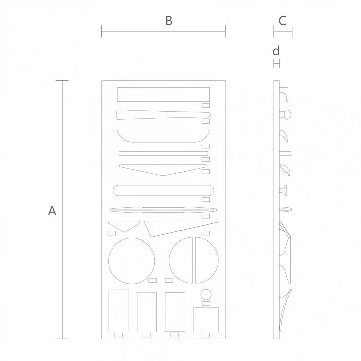 Exhibition stand SV-004 drawing