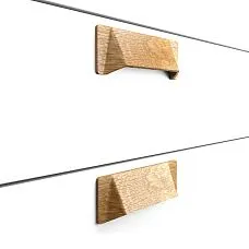 Furniture handle for front panel