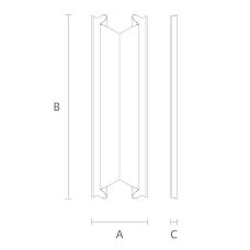 Buy carved overlay N-180 from oak or beech in the Stavros decor shop, drawing