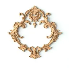 Wooden decoration with relief carving N-462.1