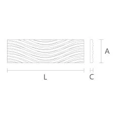 Carved moldings K-101 for stylish furniture design