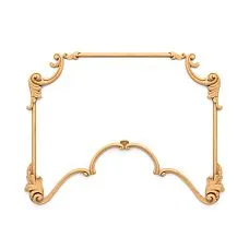 N.VRS-003 decor set &ndash; carved appliqu&eacute;s for decorating furniture and interiors.