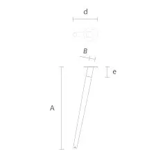 Деревянная ножка для мебели чертеж для стола