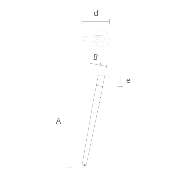 Деревянная ножка для мебели чертеж для стола