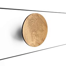 Wooden furniture handle HL-005 oak front view